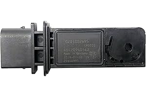 Micvtve Sensor für Durchflussmesser für das Auto, Massensensor 0281002695 A6420940148