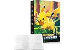 LARIAU Raccoglitore carte 4 tasche, Porta carte, Album carte, Album di archiviazione per carte, Capacità di 30 pagine e 240 carte QD02