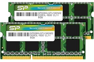 ‎SP SILICON POWER Silicon Power Laptop-Speichermodul (16 GB (2 x 8 GB), DDR3, 1600 MHz (PC3 12800), 240-polig, CL11, 1,35 V, SODIMM, niedrige Spannung und energiesparend)