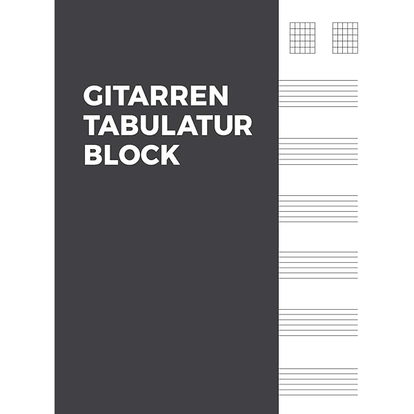 BESPORTBLE Gitarren Notizbuch - Spiralbindung Mit Tabulatur & Notenpapier