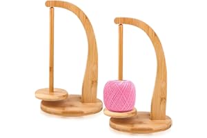 PBUSPU Pelote de Laine Rotation Dévidoir,Magnetischer Drehwollspender, Support de Pelote de Fil pour Tricot