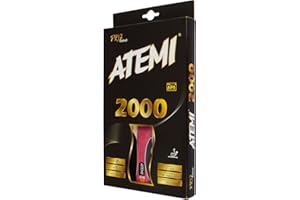 Atemi Pro Line 2000 Raquette de ping-Pong Superior Control et Power - approuvée par ITFF - Raquette de ping-Pong d'excellente qualité - Idéal pour Le ping-Pong pour Les débutants et Les Joueurs