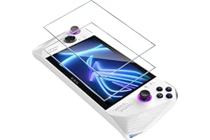 Laazii 2 Pièces Verre Trempé Compatible avec Asus ROG Ally, Protection Écran Dureté 9H, HD Transparent, Sans Bulles, Anti-Fissures, Résistant aux Rayures Résistant pour Asus ROG Ally
