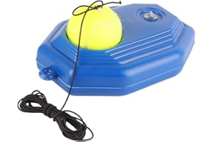 Entraîneur de balle de tennis, équipement d'entraînement de pratique d'étude d'individu - Entraîneur de base de dos de boule de tennis avec la corde élastique en caoutchouc pour la pratique de personn