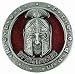 Produktbild Choppershop Spartacus Metall Gürtelschnalle Rot Emaille