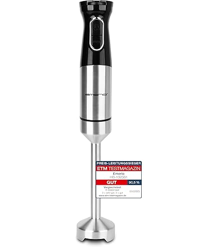 HAEGER HB-10B.018A Extreme staafmixer met 1000 W vermogen, 2 HAEGER HB-10B.018A Extreme staafmixer met 1000 W vermogen, 2