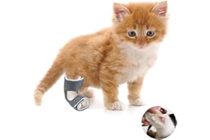 tinkare 1 Pair Cat Hock Socks for Sore Hocks Ankle Protective for Cats Recovery and Relief Wound Pain