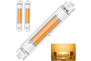 MZIEIU 30W R7S LED Lampada 118mm Dimmerabile,Bianco Caldo 3000K 3000LM,LED R7S COB 30W Lampadine Equivalente a 300W Lampada Alogena,Nessun Sfarfallio Lampada LED,Illuminazione Fascio 360°,Confezione da 2