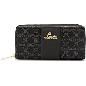 Lavie Women\'s Mono Wallet | Ladies Stylish Purse Bag | Credit Card, Money Holder | Zip Around Wallet | Gift for Women