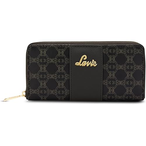 Lavie Women\'s Mono Wallet | Ladies Stylish Purse Bag | Credit Card, Money Holder | Zip Around Wallet | Gift for Women