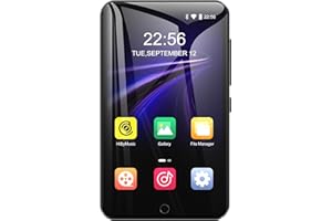 Lettore MP3 Bluetooth con WiFi, 4,0 Pollici Schermo Tattile MP3 Lettore Musicale, Oilsky 16GB Android 6.0 MTK 4-Core Lettore Audio Digitale MP3 Portatile, Lettore MP4 Musica con Browser e Radio FM