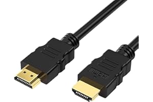SPEPY 1.8M HDMI Cable,High-Speed HDMI 2.0 Cable For Television,HDMI to HDMI Cord High Speed 18Gbps,Gold-Plated for 4K TV/PS4 3D,Compatible with HDMI 2.0/1.4, Blu-ray/PS4/PS5/XBOX/Switch,Black