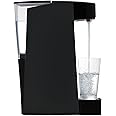 Carbon8 One Touch Sparkling Water Maker - Countertop Water Mineralizer/Dispenser - Black