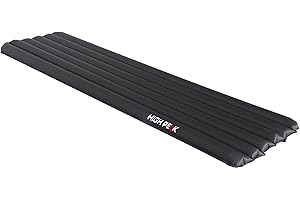 High Peak Texas, Materassino da Campeggio Unisex-Adulto, Grigio Scuro, 197 x 70 x 10 cm