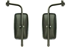 2 x backspegel, ytterspegel, traktor, grävmaskin, 285 x 150 mm, med spegelarm, spegelhållare, set