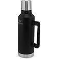 Stanley Classic Legendary Thermal Flask 2.3L - Keeps Hot or Cold For 48 Hours - BPA-Free Thermal Flask - Leakproof Stainless Steel Water Bottle For Hot Drinks - Dishwasher Safe - Matte Black