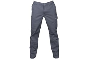 CHEMAGLIETTE! Pantaloni da Lavoro Uomo Power, 98% Cotone, Certificato CE CAT1, Multitasche, Elastici Vita