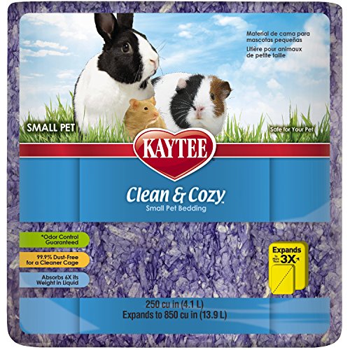 Kaytee Superpet | Lettiera Clean & Cozy per Piccoli Animali/roditori/criceti | Viola | 99,9% priva di Polvere | Controllo degli odori | 12,3 Litri