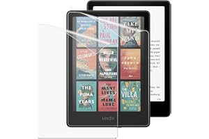 ELEPHANTBOAT® 2 Pack Tempered Glass Screen Protector for Kindle Paperwhite 7 Inch 12th Generation 2024, 9H Hardness, HD Clear, Anti-Scratch, Bubble Free, Easy Installation Film Guard
