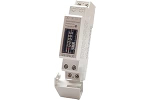 JVJ 5(32) A Stromzähler wechselstromzähler 1 Phsig Ein phasen Phase 230V Wattmeter kWh-Meter Hutschiene A DIN Rail