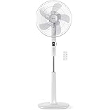 Amazon Basics Oscillating Digital Dual 5 Blade 12 Speed Standing Pedestal Fan With Remote Control Amazon Co Uk Home Kitchen