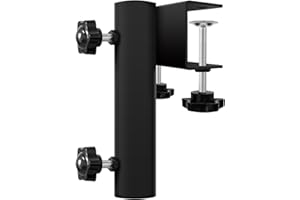 BSWAN Supporto per asta per bandiera, staffa per asta per ringhiera, staffa per ombrellone da sole, supporto universale per asta per bandiera per camion, supporto per asta per bandiera resistente