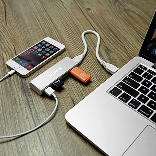Inateck USB 3.0 4-Port Hub with Bus-Powered for Laptops, Ultrabooks and Tablet PCs with USB Ports Backward Compatible with USB 2.0 & Support Windows 8/ 7/ Vista/ XP, Mac OS X 10.8.4, White - 6