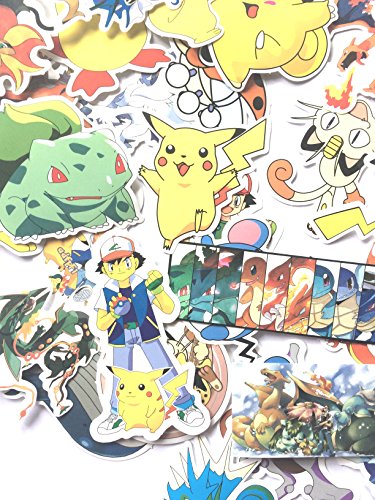 Preisvergleich Produktbild aufkleber Pokemon Packung mit 58 Pokemon