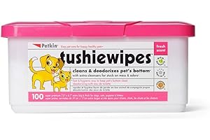 PETKIN Lingettes hygiéniques pour animaux domestiques