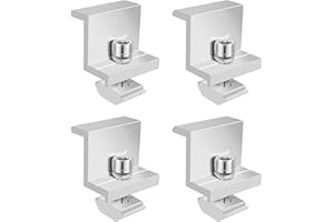 4 StüCk Solarpanel Halterung, Z Winkel Befestigung Solarmodul, Solar Endklemme 30 MM, Modulklemmen Solar, PV Modul Halterung füR Balkonkraftwerk, Ziegeldach, Flachdach, Wohnmobil