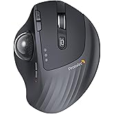 ProtoArc EM01 NL Ergonomik Kablosuz Fare İztopu Fare, Ayarlanabilir A&ccedil;ı | Başparmak kontrol&uuml;, şarj edilebilir, 2.4G USB ve 2 