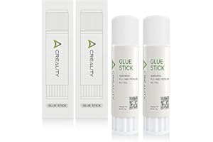 Creality 3D Printer PVP Solid Glue Sticks für 3D-Drucker Hot Bed, Enhanced Adhesion Reduces Warping for Filament, 3D-Drucker-Klebestifte für PLA/ABS/PETG/PC/PA/TPU, 2 Pack