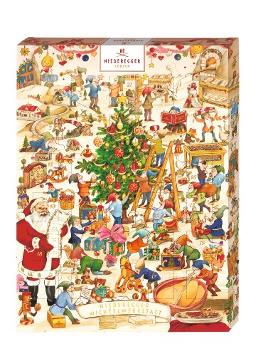 Preisvergleich Produktbild Niederegger - Adventskalender Wichtelwerkstatt Marzipan - 500g
