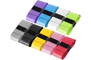 EBHO 9 Pezzi Nastro Grip per Racchetta,Overgrip Padel,Unisex Grip Racchetta Tennis Traspirante Assorbente Antiscivolo Asciugatura Rapida sopra Grip per Racchette da Tennis e Badminton