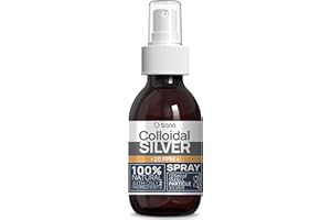 INSTITUT KATHAROS Colloidal Silver Spray 20 PPM 125ml ● for Humans & Dogs ● Highly Efficient Silver Water for Best Results : Topical use ● Carbon Neutral ● 100% Natural (125 ML)