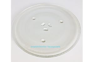 INGBERTSON Mikrowelle Drehteller UNI DU = 288mm / 28.8 cm/Mikrowellenteller/Glasteller für Mikrowelle/Ersatzteller/Ersatz-Drehteller