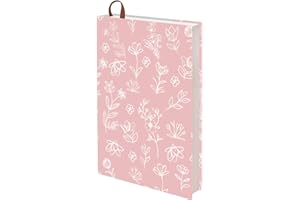 CRASPIRE Flower Book Covers Pink Reusable Cover Protector 8.27x5.83in Washable Waterproof Hardcover A5 Fabric Book Sleeve Book Lovers Readers for Diary Softcover Notebook Office School Supplies