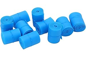GEDOURAIN Laccio emostatico usa e getta, 10 pezzi Laccio emostatico in gomma Circa 1 x 18,1 pollici Elastico monouso in gomma premium senza lattice per adulti per bambini per pazienti
