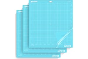 XINART Tappetino da taglio 30,5 x 30,5 cm LightGrip per Cricut Maker 3/Maker/Explore Air 3/Air 2/One,3 tappetini per trapunta adesiva leggera