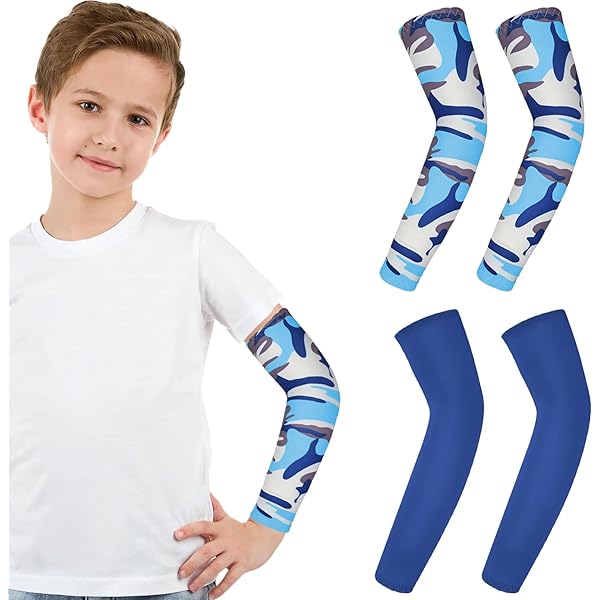 Protection Bras Enfant Abeillo Lot De 3 Paires De Manchons De Compression Fins Pour Enfants Protection Uv Pour Sports De Plein Air Elastique Pour Jeunes Garcons Et Filles 7 12 Ans Noir