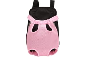 SSLLH Borsa per Cani Marsupio per Cani Trasportino per Cani di Piccola Taglia Dog Travel Carrier Borsa da Viaggio per Cani Pink (Rosa-S)