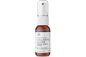 NATURES GREATEST SECRET Nature’s Greatest Secret Colloidal Silver Spray 20ppm 20ml | Travel Size | Crystal-Clear Ionic | pH 9.0 | Amber Glass | Natural & Vegan