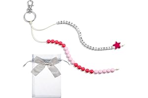 SATINIOR Einschulung Geschenk Mädchen Rechenkette 1. Klasse 2025 Schulkind Geschenk Schultüte Füllung Schulanfang Geschenk Glücksbringer mit Grußkarte Geschenkbox (Rosa)