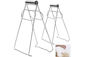GRASSLANDY 2 Piezas Anti-Scottatura Ciotola Clip Clip per Padella Anti-Calore Pinza per Ciotole Antiscottatura Pinza Antiscottatura in Acciaio Inossidabile per Ciotola Calda Microonde Forno Pentole