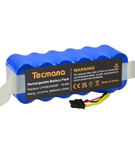 Batterie Vhbw 3000mAh 14,4V NiMH Pour Profimaster Robot 2712 – Remplacement AT5186005100 LP43SC2000P