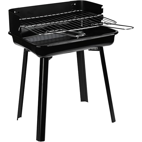 Filcasalinghi Mega MOD. 860, Barbecue Fornacetta a Carbone e Carbonella con Graticola, Nero/Rosso, 63x43x88 cm Filcasalinghi Mega MOD. 860, Barbecue Fornacetta a Carbone e Carbonella con Graticola, Nero/Rosso, 63x43x88 cm