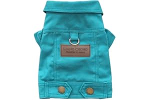 WOEIFGV Tractions - Abrigo vaquero para perro, otoño, mascotas, para perros pequeños, ropa hermosa para mascotas, tracciones para perros, chaquetas vaqueras para otoño e invierno
