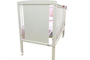 MUNDIBEBÉ Cuna para bebé, Modelo Oso Dormilón Mundi Bebé + Colchón Viscoelástica + Protector de colchón Impermeable