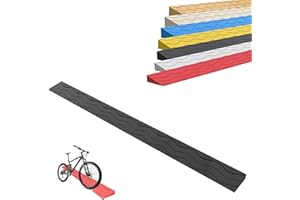 Yqyc 1–5,5 cm Hohe Tragbare Bordsteinrampe, rutschfeste Schwellenrampe Türschwellenrampe Für Türen, Badezimmer, Supermärkte, Garageneingänge, Schneidbar (Color : Negro, Size : 100x12x5.5cm)
