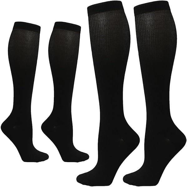 Calzettoni Donna Gambaletto In Cotone - 4 Paia Nero, Taglia Unica, Casual E Comodi - Foto 12